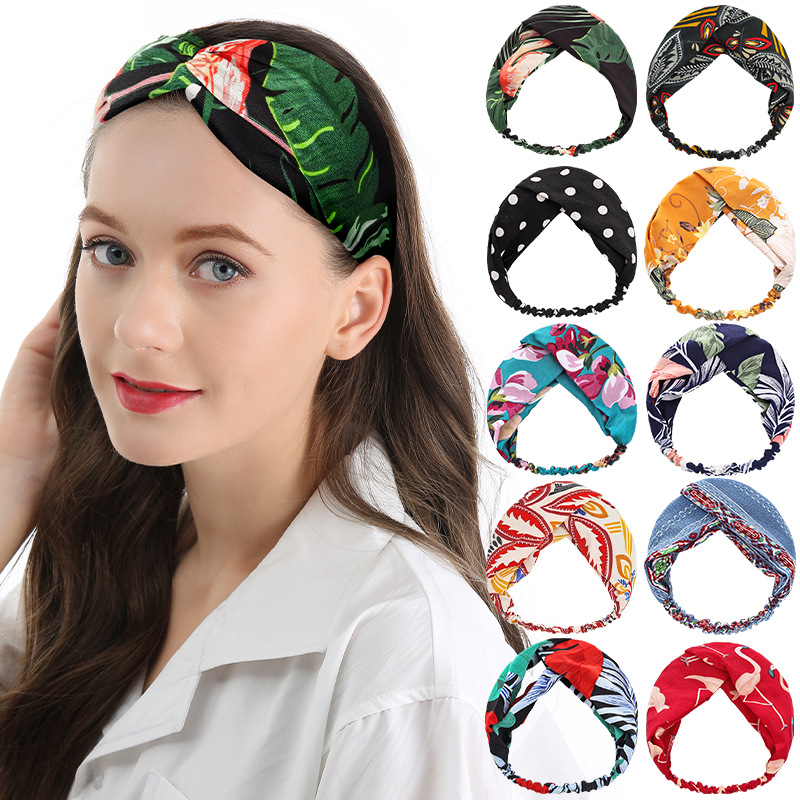 Women Accessories Sale - 複数のスタイルファッションホット販売シンプルなワイルドファッション女性の髪の布ボウノットヘッドバンドヘアネクタイロープガールヘアアクセサリー