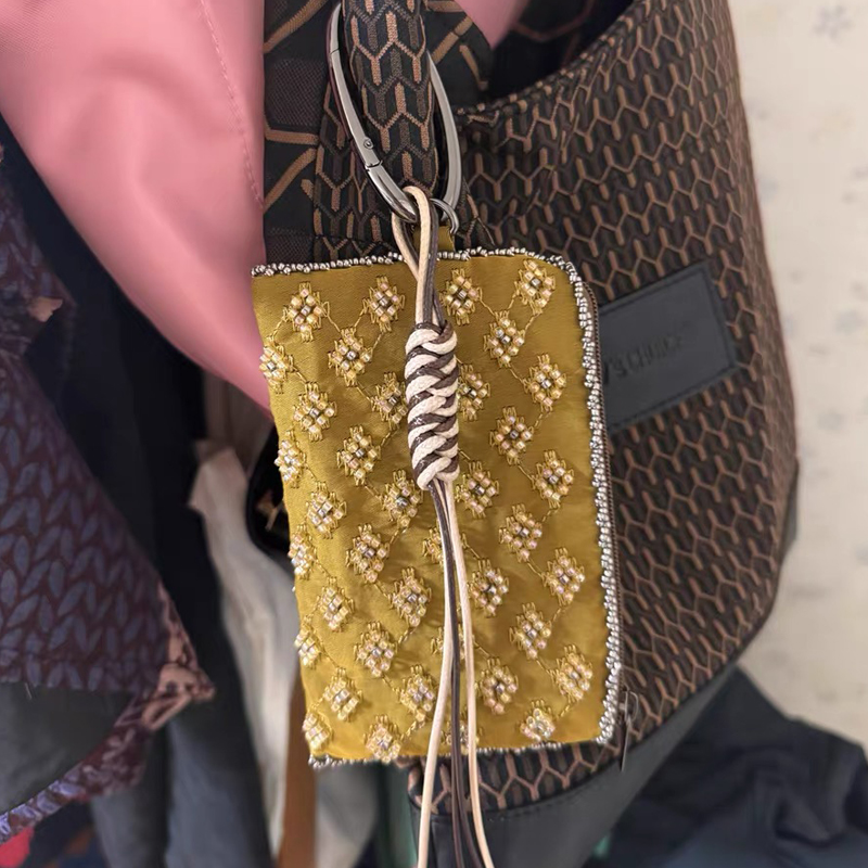 Women'S Accessories Wallet - ミニアクセサリーチャームバッグ レディース 高級デザイナーハンドバッグ 財布 2026年新作 ポリエステル製