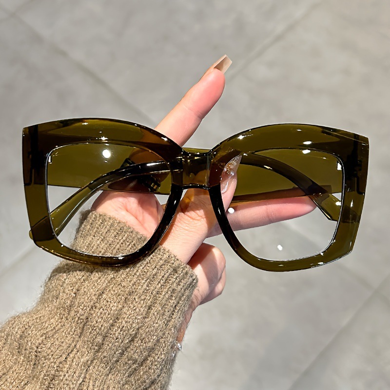 Sunglasses Oversized Square - 特大スクエアサングラス女性男性 UV400 保護ドライビングシェードトレンディなオールマッチファッションサングラス屋外旅行用