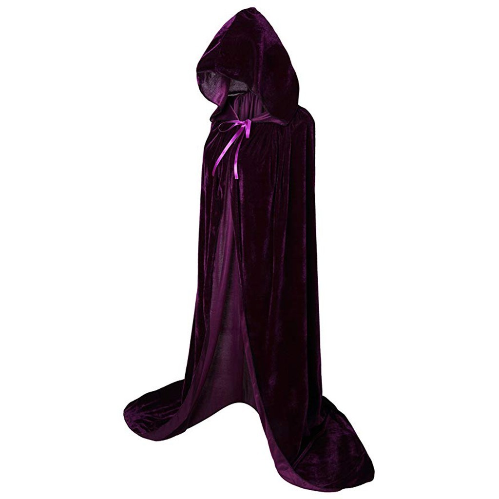 Women'S Vampire Accessories - ハロウィンマント ゴシックフード付きマント 大人用エルフ魔女 ロングプリムカーニバルケープ ローブ ラープ