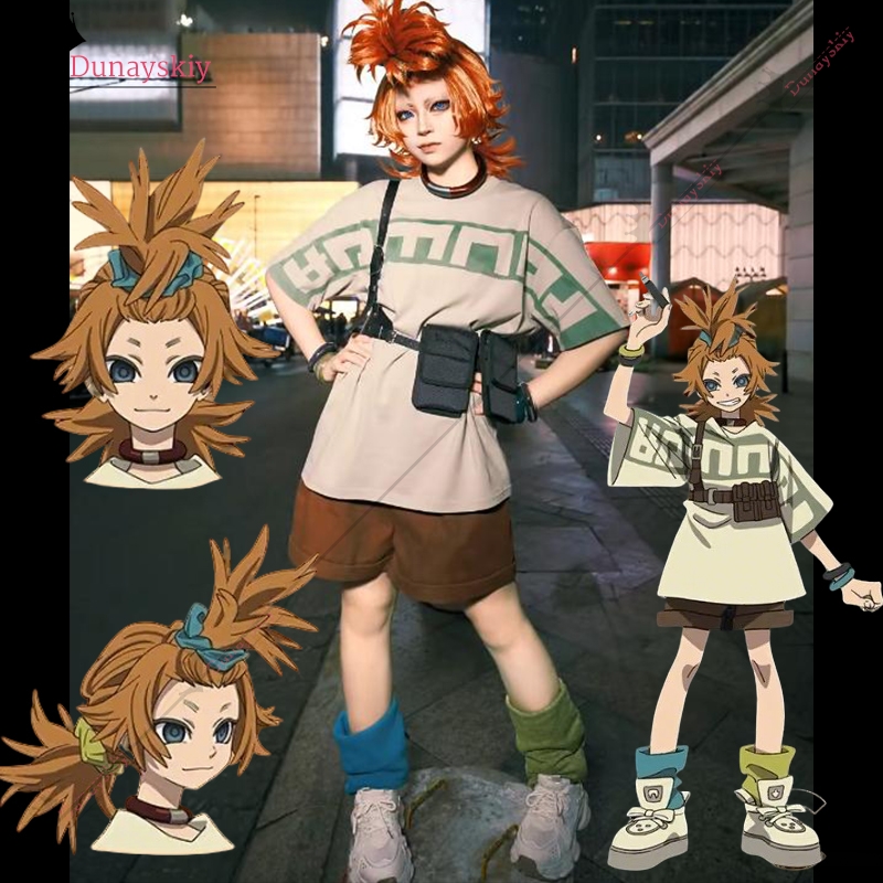 Women'S Accessories Clothing - aBc01Cosplay GACHIAKUTA レムリン衣装レムリンキャラクターピナフォアドレスアニメハロウィンテーマの服とアクセサリースーツ