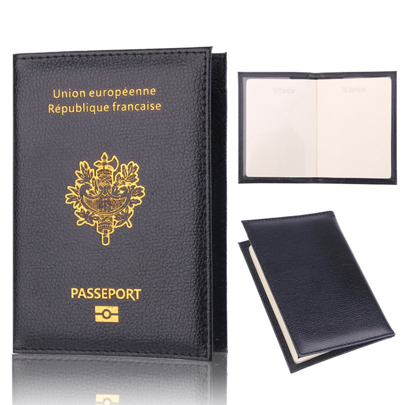Women'S Accessories Wallet - 男性と女性のためのpuレザーのトラベルウォレットケース,パスポートホルダー,保護カバー,多機能IDカード,銀行カード,トラベルアクセサリー