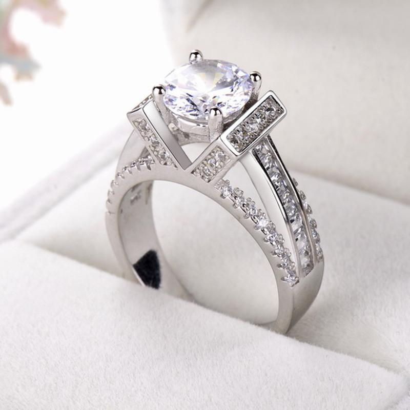 結婚指輪ファッションジュエリーロマンチックなジルコンの女性の - Women Accessories List のレビューと価格