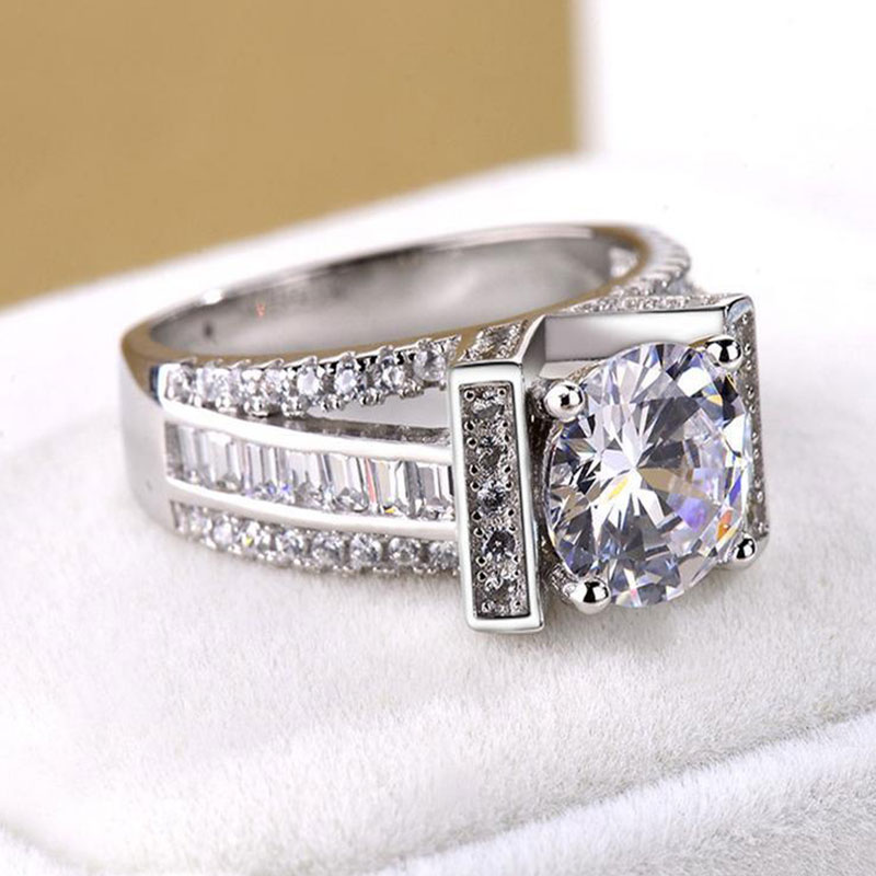 結婚指輪ファッションジュエリーロマンチックなジルコンの女性の - Women Accessories List のレビューと価格