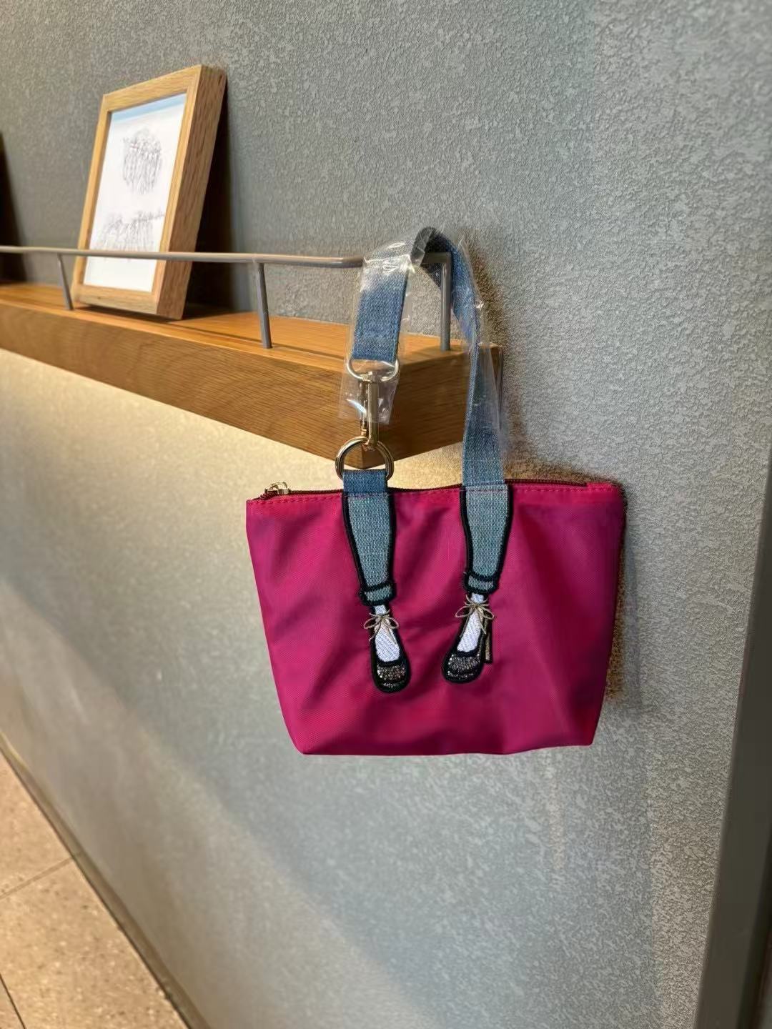 ファッション刺繍入りゼロウォレット防水ナイロン生地バッグ女性 - Women'S Accessories Wallet のレビューと価格