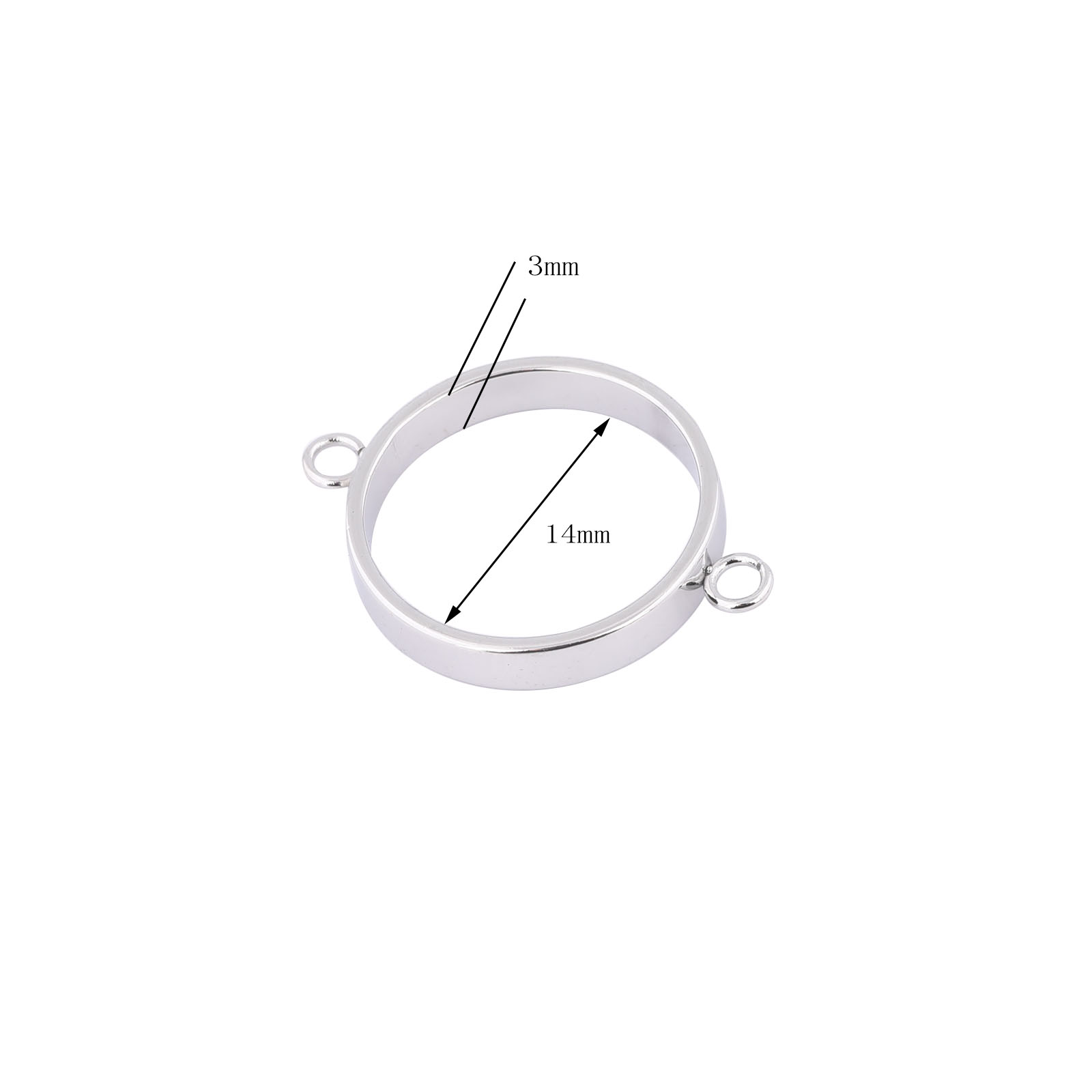ステンレス鋼オープンベゼルブレスレットコネクタ、DIY中空ペ - Resin Bangle Bracelet のレビューと価格