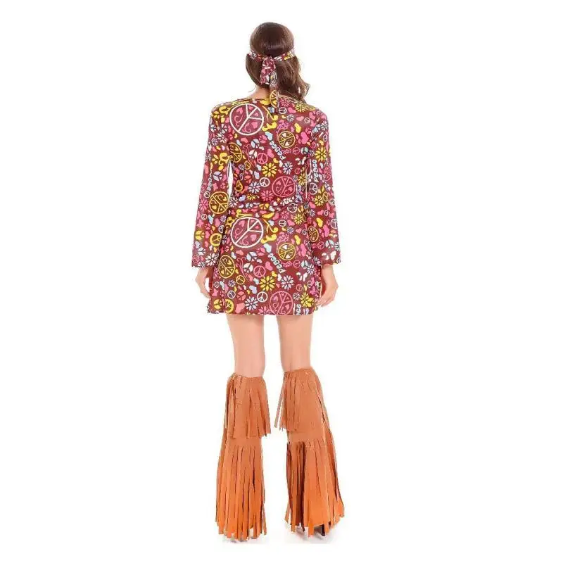 女性 60 年代 70 年代ヴィンテージヒッピーディスコ衣装 - Women'S Accessories In The 60S のレビューと価格