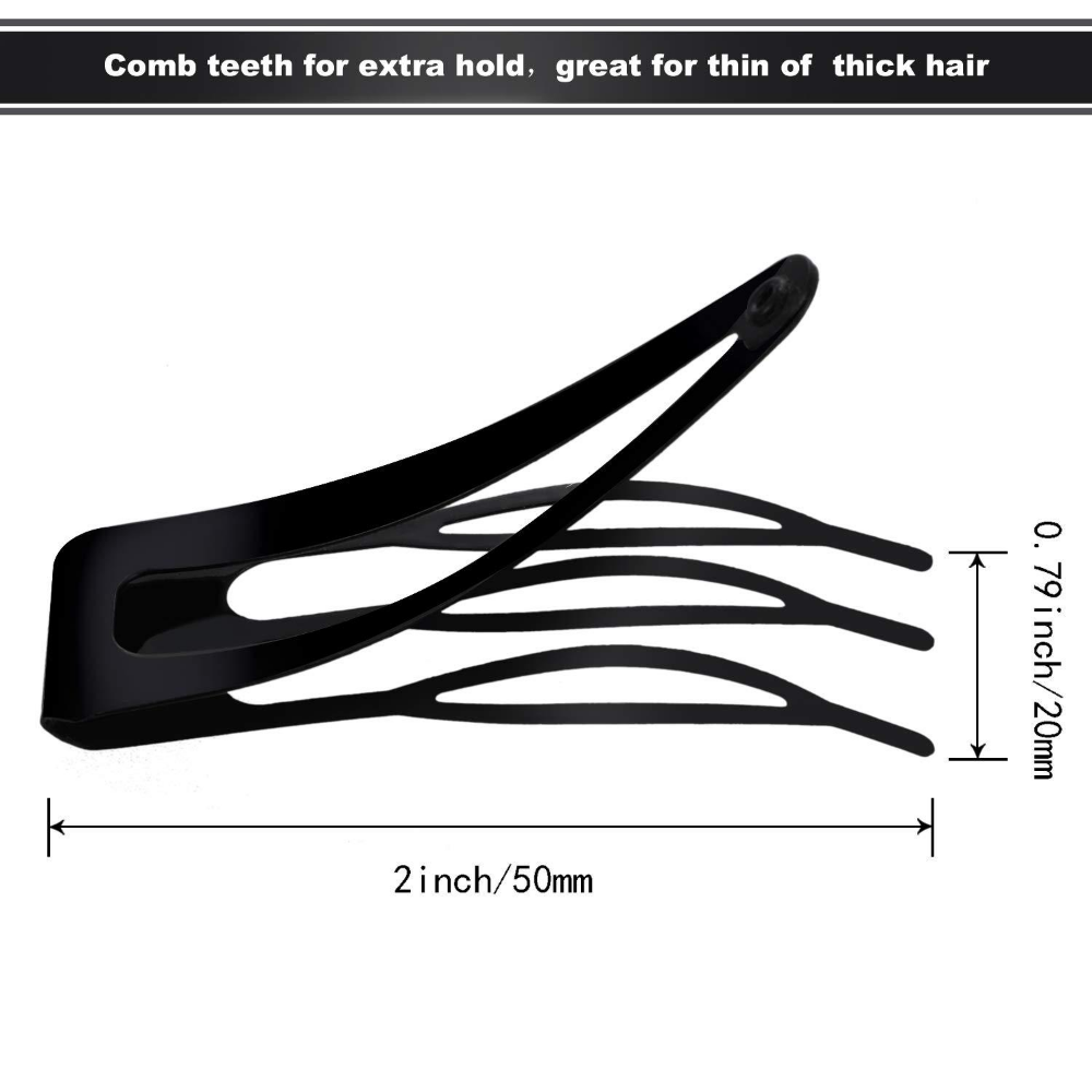 10 ピース/ロット金属スナップヘアクリップアップヘアピンヘ - Women Accessories List のレビューと価格