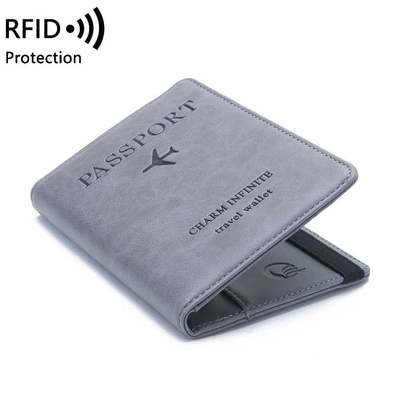 ユニセックス PU レザー パスポート ホルダー - RFI - Women'S Accessories Wallet のレビューと価格
