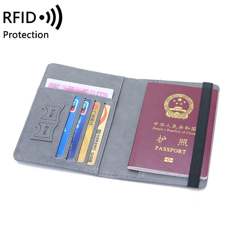 ユニセックス PU レザー パスポート ホルダー - RFI - Women'S Accessories Wallet のレビューと価格