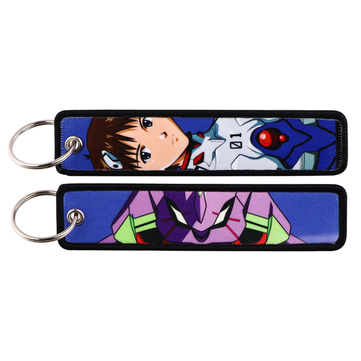 アニメ EVA 刺繍キーフォブクールキータグキーホルダー女性 - Women Accessories Sale のレビューと価格