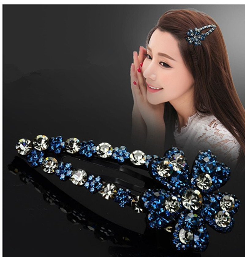 女性のための豪華なラインストーンの弓,ヘアアクセサリー,トレ - Women Accessories Sale のレビューと価格