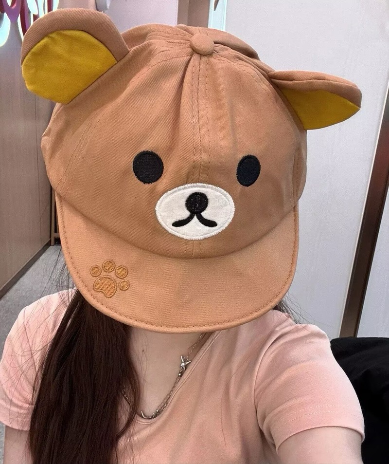 リラックマ耳当て付きサマーハット 女性 女の子 子供 カップ - Women'S Accessories Clothing のレビューと価格