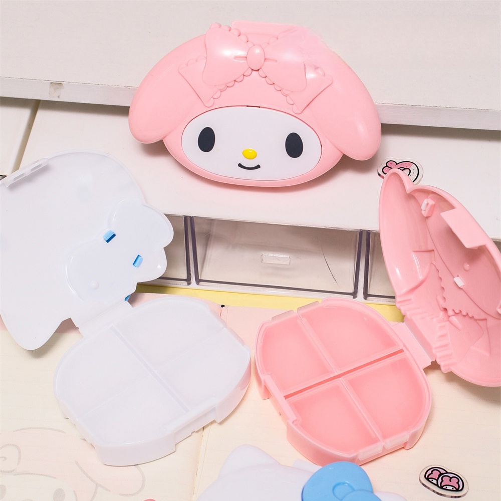 本物のサンリオハローキティマイメロディピルボックスポータブル - Women Accessories List のレビューと価格