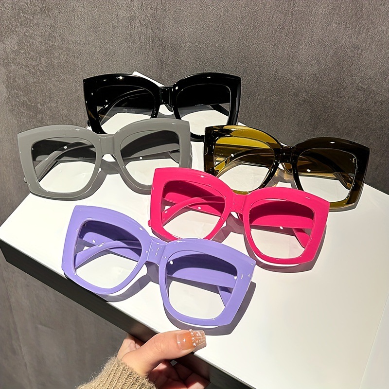 特大スクエアサングラス女性男性 UV400 保護ドライビング - Sunglasses Oversized Square のレビューと価格
