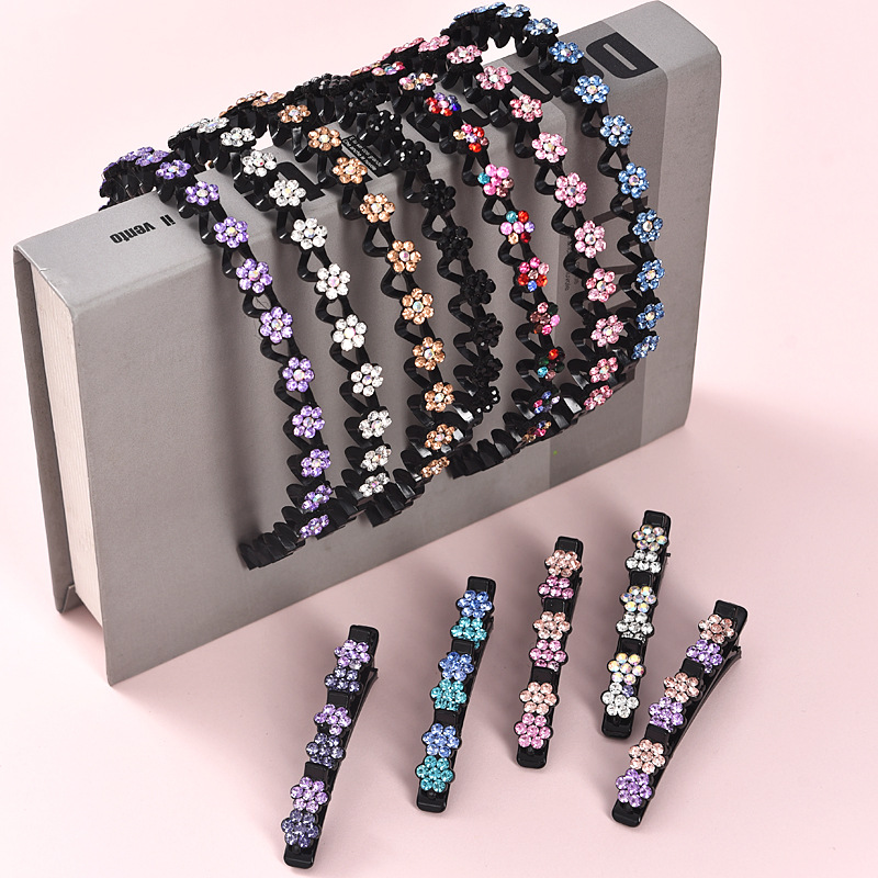 女の子と女性のための真珠で編まれた波状のラインストーン,ヘア - Women Accessories Sale のレビューと価格