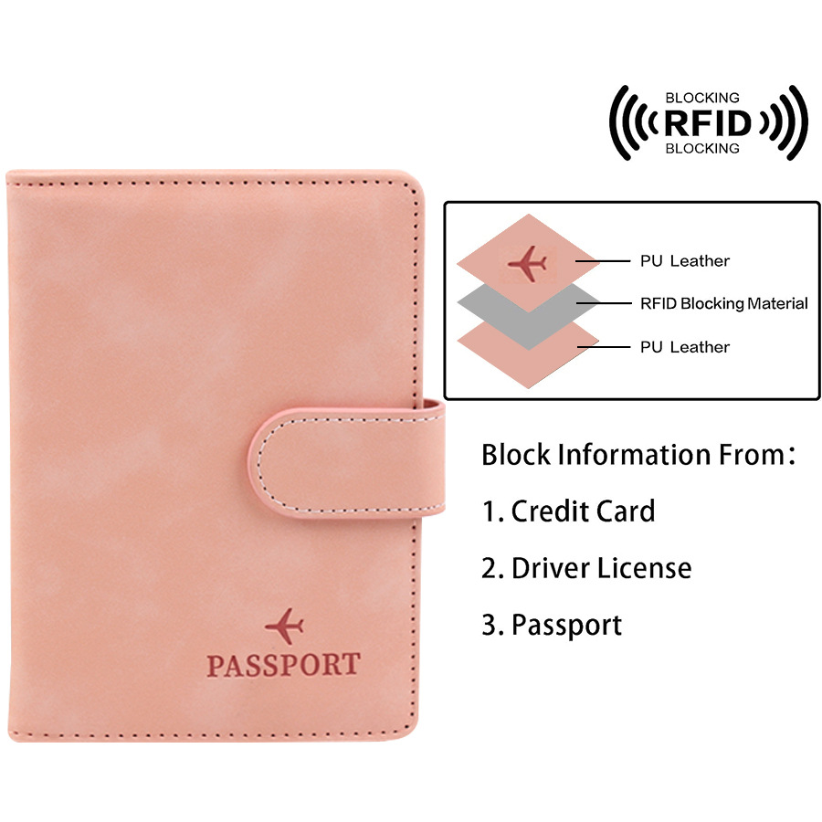 磁気ボタンパスポートカバーカバーネームカスタマイズ Rfid - Women'S Accessories Wallet のレビューと価格