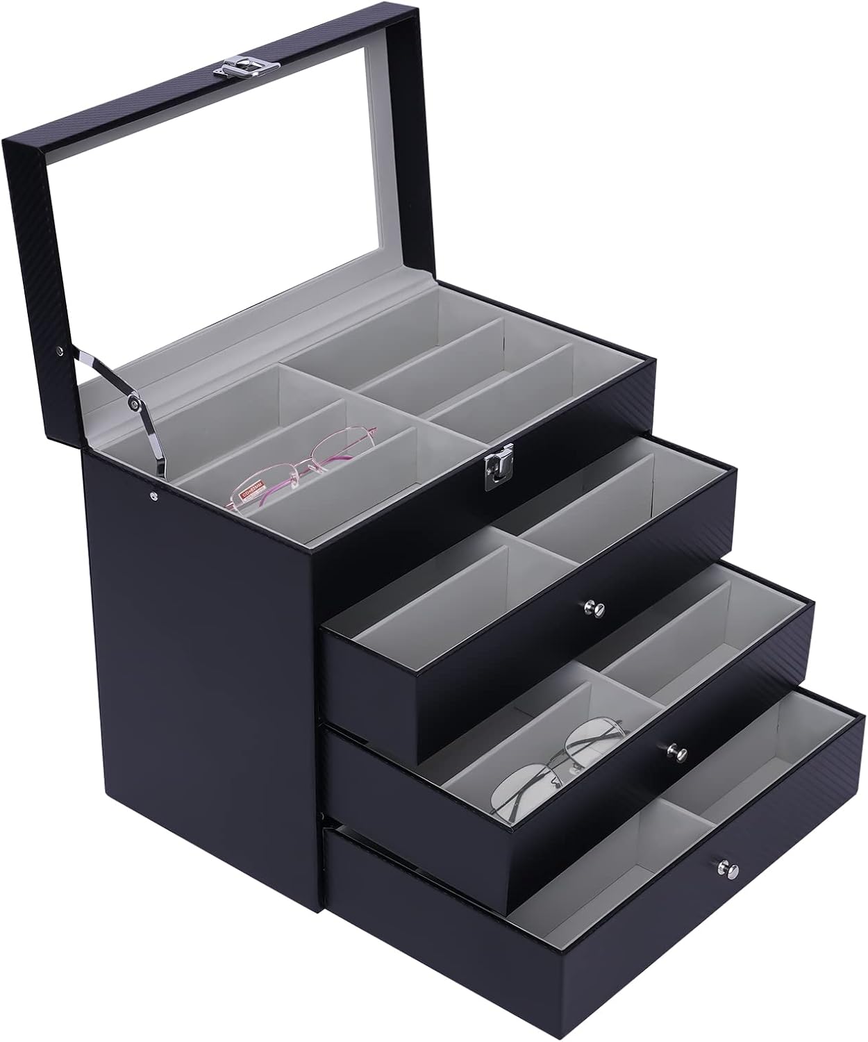 男性と女性のための複数のサングラスオーガナイザーケースボック - Women Accessories List のレビューと価格
