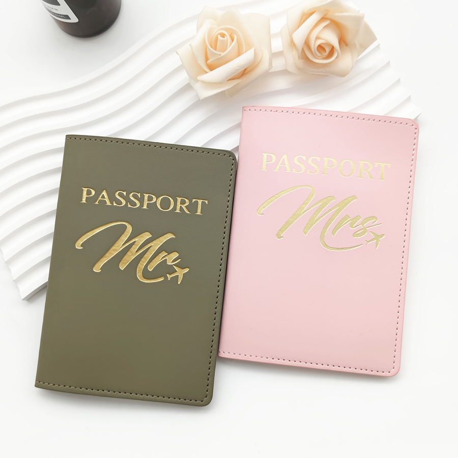2 個セット Mr/Mrs 恋人カップル PU レザーパスポ - Women'S Accessories Wallet のレビューと価格