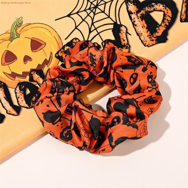 F92D カラフルなハロウィンシュシュカボチャの髪のシュシュ - Women Accessories Description のレビューと価格