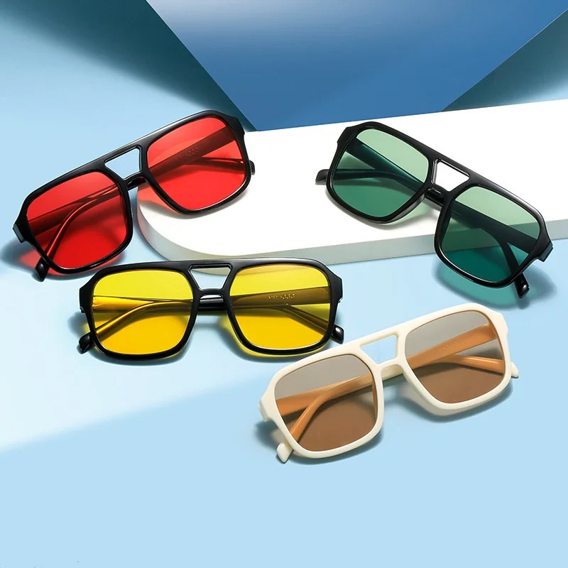 1/3 個ヴィンテージ特大サングラス女性ブランドビッグフレー - Sunglasses Oversized Square のレビューと価格