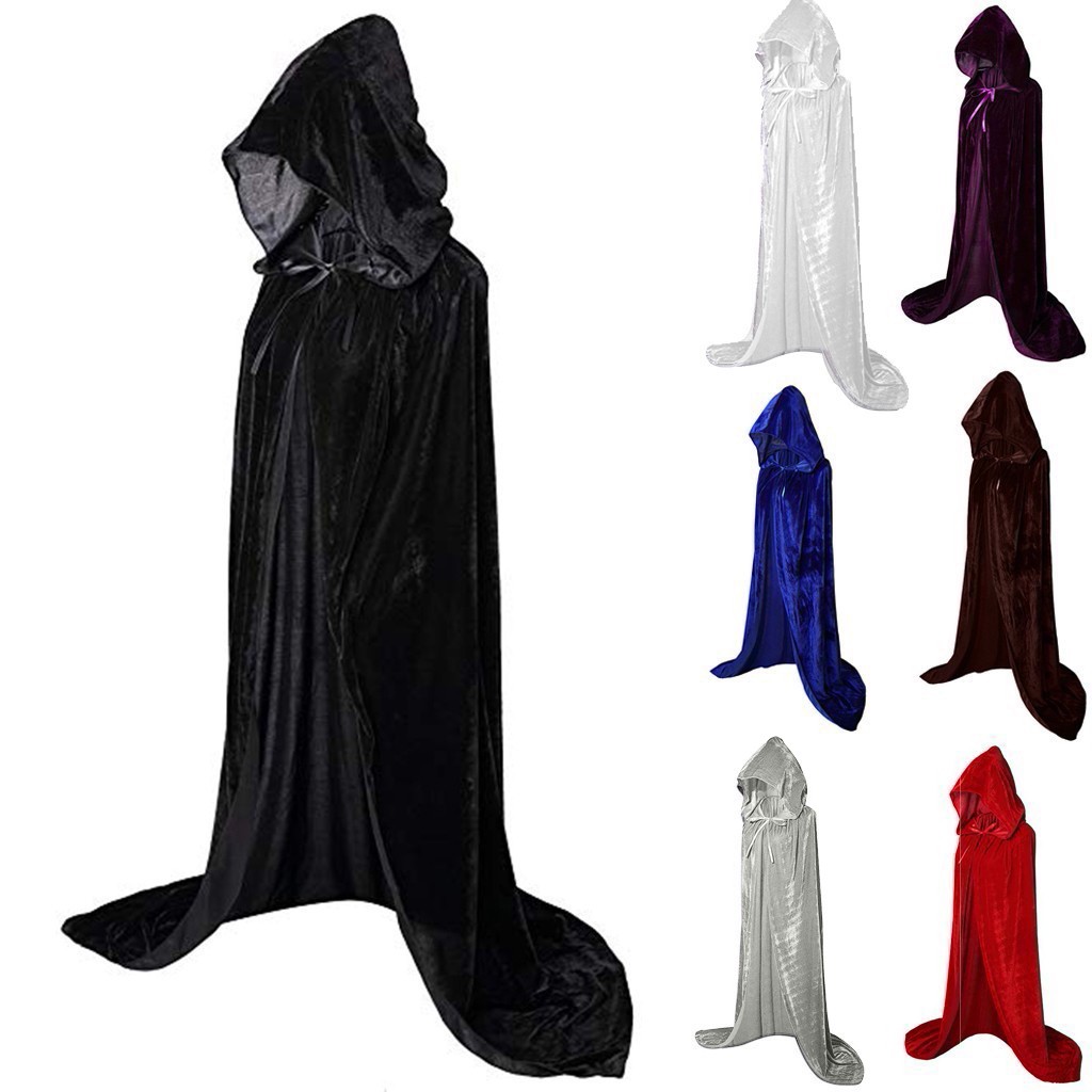 ハロウィンマント ゴシックフード付きマント 大人用エルフ魔女 - Women'S Vampire Accessories のレビューと価格