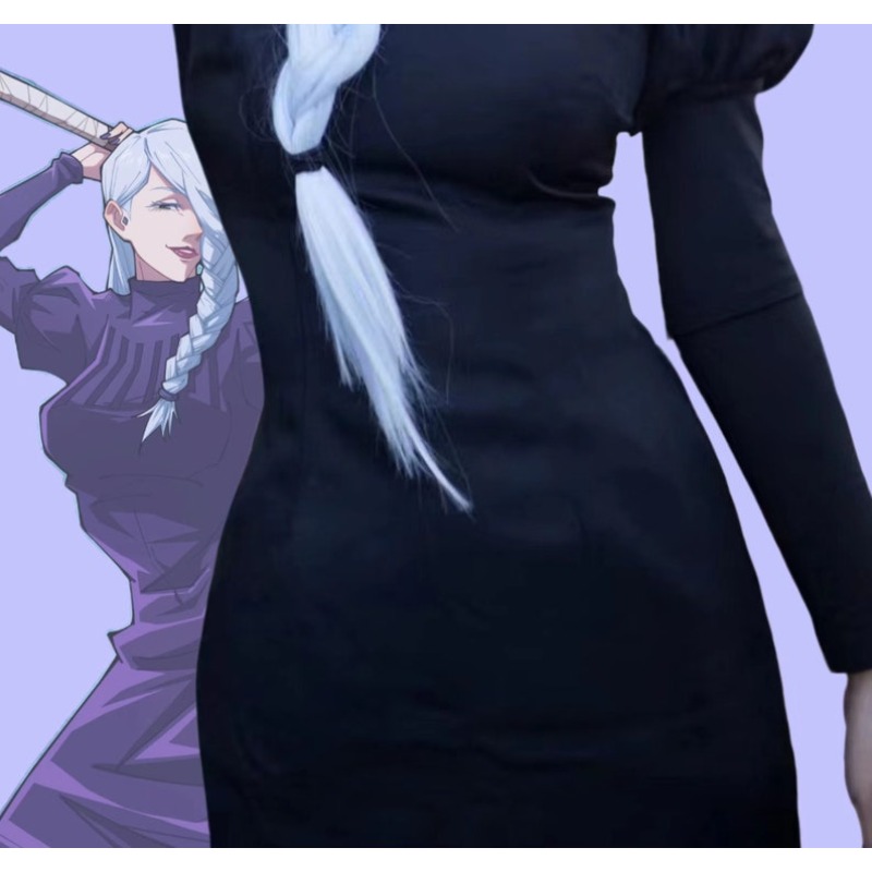 アニメメイメイ呪術コスプレ衣装メイメイ黒ドレス衣類とアクセサ - Women'S Accessories Clothing のレビューと価格