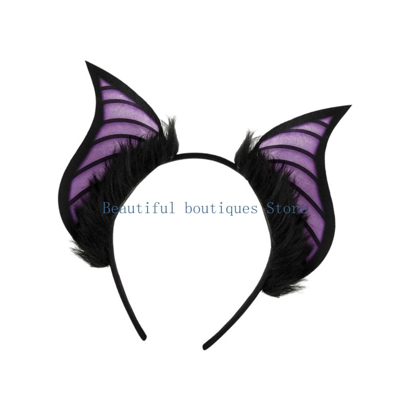 U4LF クリエイティブコウモリ耳ヘアバンドコスプレアクセサ - Women Accessories Description のレビューと価格