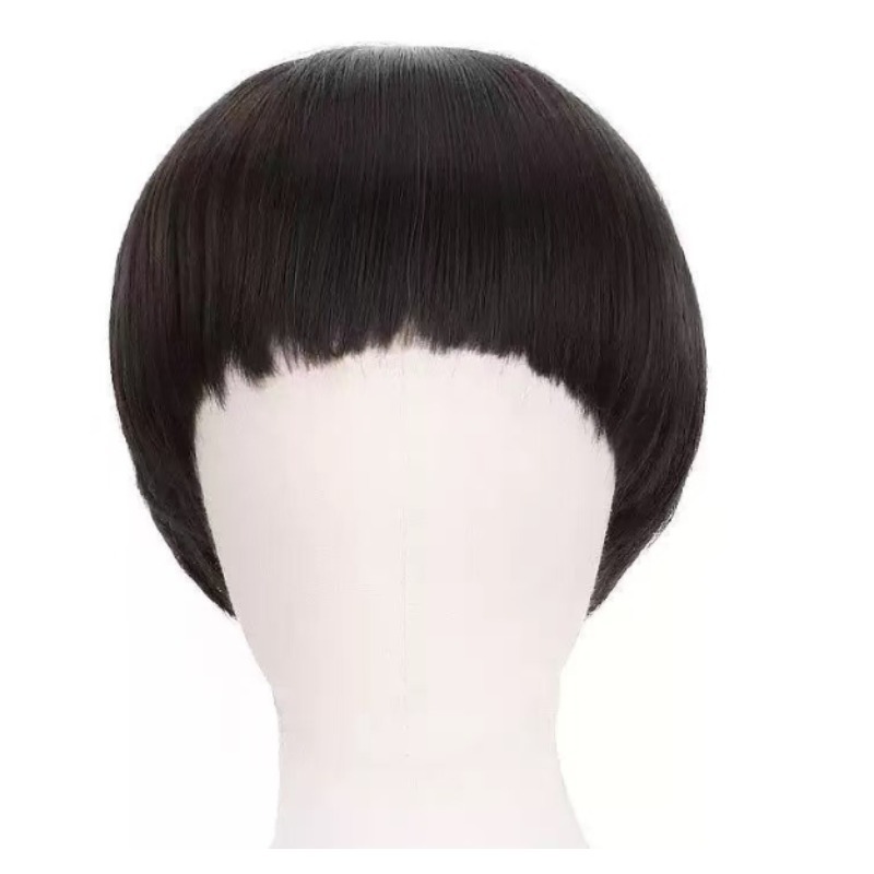 前髪付きキノコウィッグ + メガネ付き面白いウィッグ 男性用 - Women'S Accessories In The 60S のレビューと価格