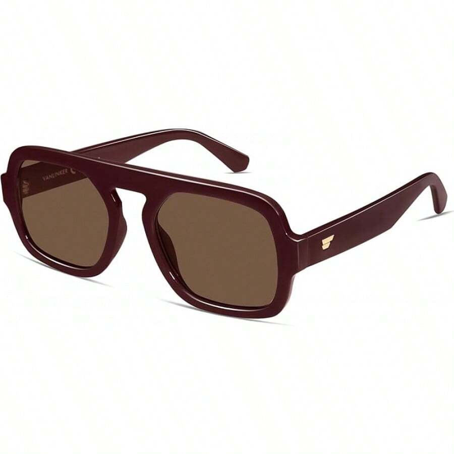 VANLINKER 特大レトロスクエアアビエーター女性男性用 - Sunglasses Oversized Square のレビューと価格