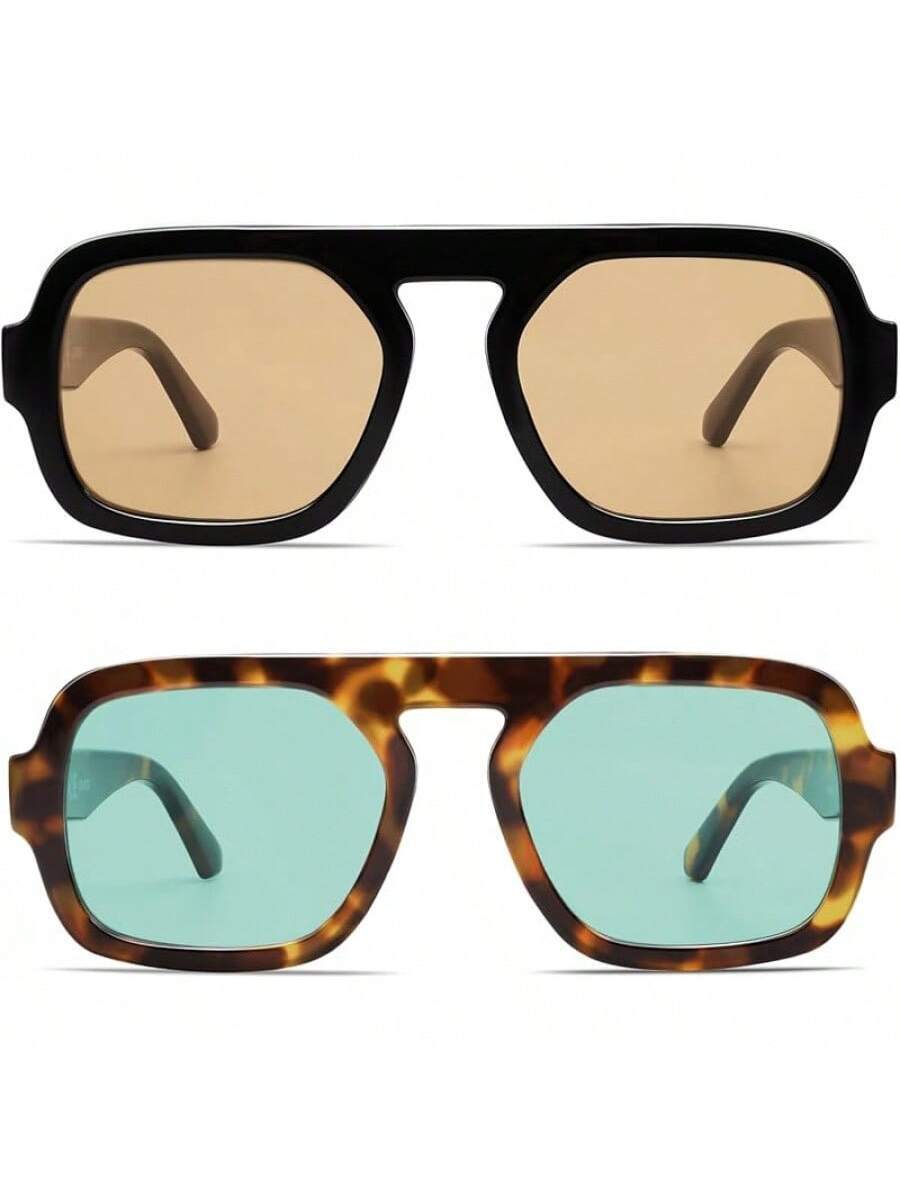 VANLINKER 特大レトロスクエアアビエーター女性男性用 - Sunglasses Oversized Square のレビューと価格