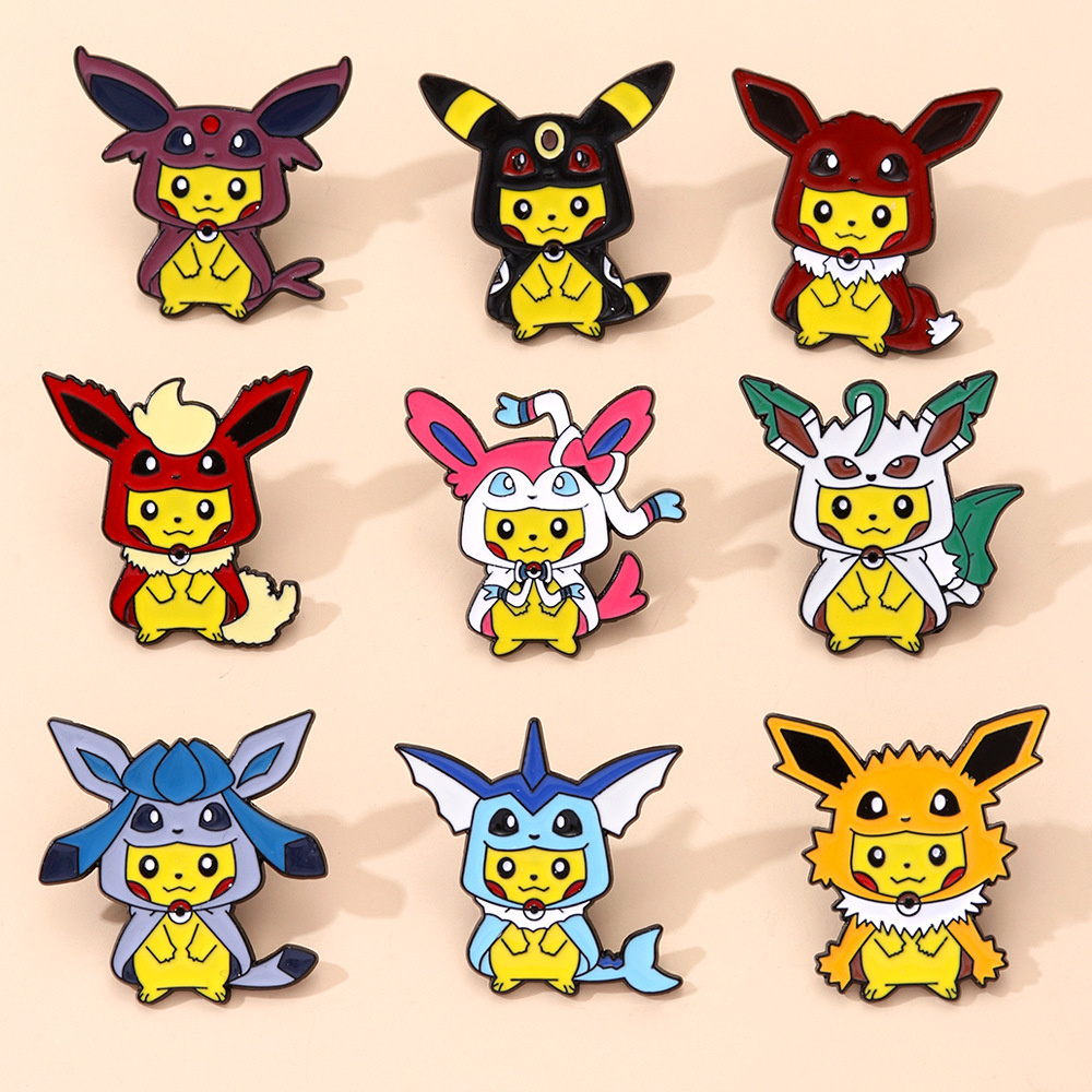 9 個アニメポケモンラペルピンかわいいモンスタークールゲーム - Women Accessories Sale のレビューと価格