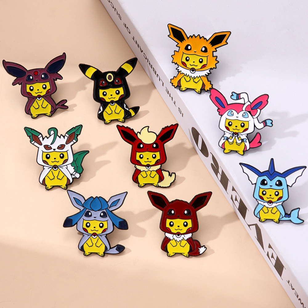 9 個アニメポケモンラペルピンかわいいモンスタークールゲーム - Women Accessories Sale のレビューと価格