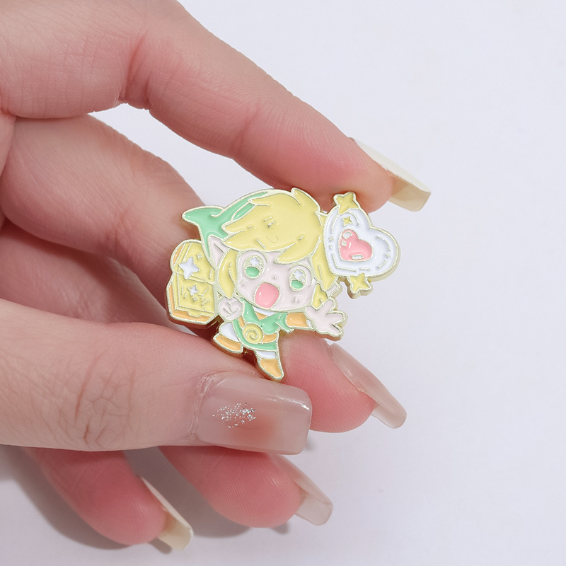 アドベンチャーゲームバッジエナメルピンブローチ女性用ラペルピ - Women'S Accessories Clothing のレビューと価格