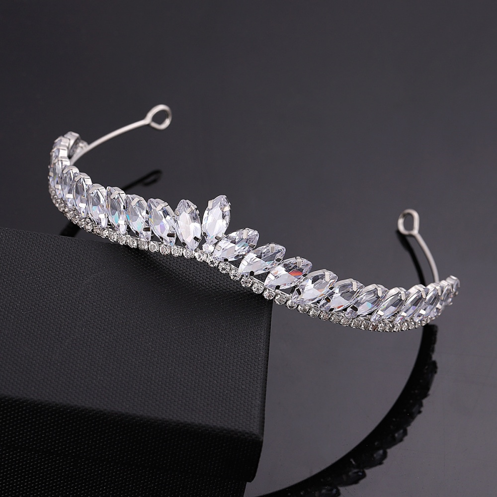 ミニマリストクリスタルウェディングヘアティアラブライダル女性 - Women Accessories For Wedding のレビューと価格