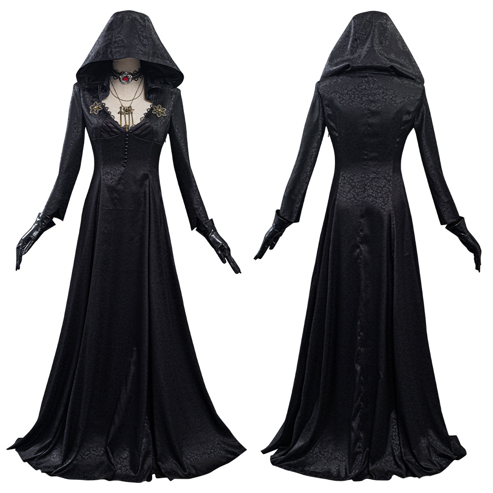 ベラレディモス村ディミトレスキュコスプレ黒ドレス衣装スーツア - Women'S Vampire Accessories のレビューと価格