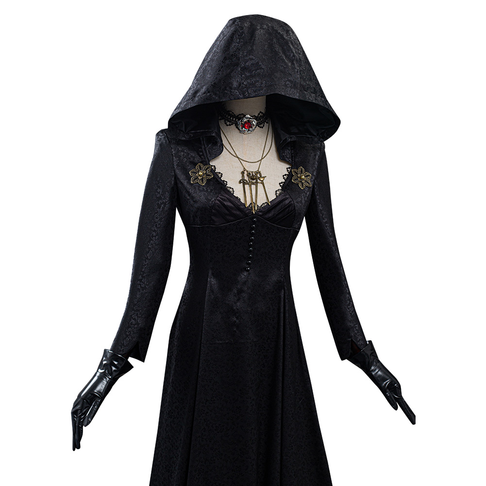 ベラレディモス村ディミトレスキュコスプレ黒ドレス衣装スーツア - Women'S Vampire Accessories のレビューと価格