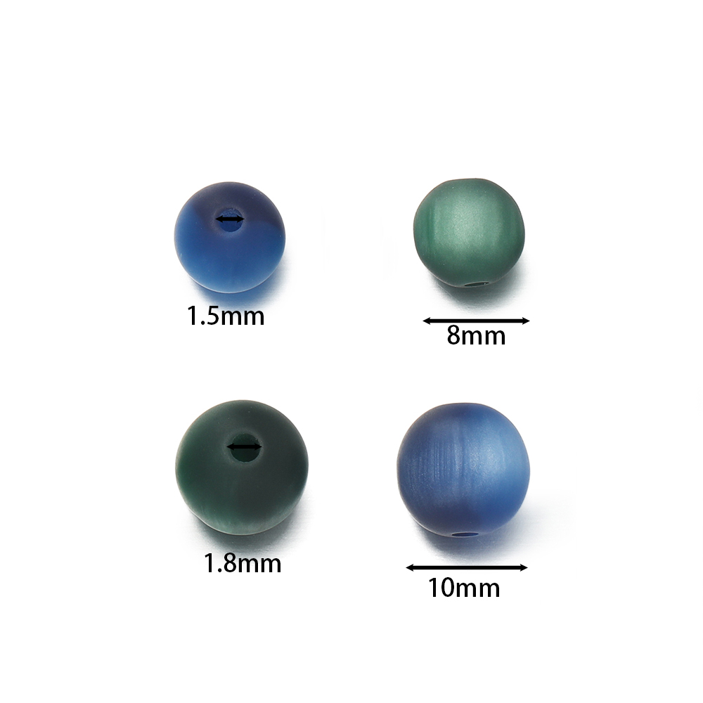 10 ピース/ロット 8/10 ミリメートル樹脂キャッツアイ - Resin Bangle Bracelet のレビューと価格