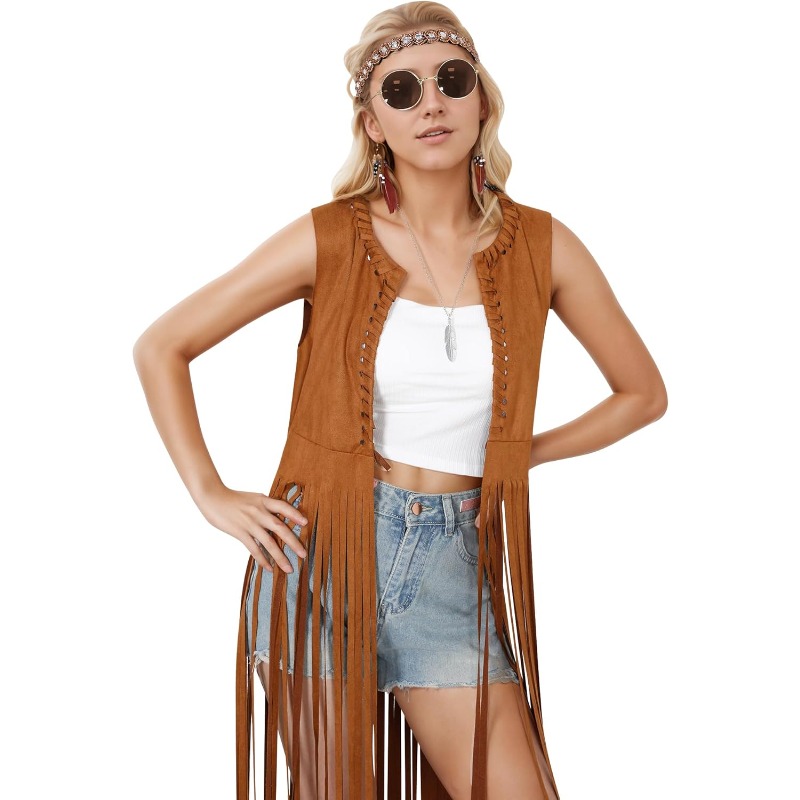 60 年代 70 年代の女性のための衣装ディスコヒッピー衣装 - Women'S Accessories In The 60S のレビューと価格