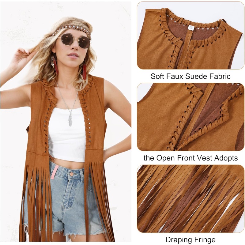 60 年代 70 年代の女性のための衣装ディスコヒッピー衣装 - Women'S Accessories In The 60S のレビューと価格
