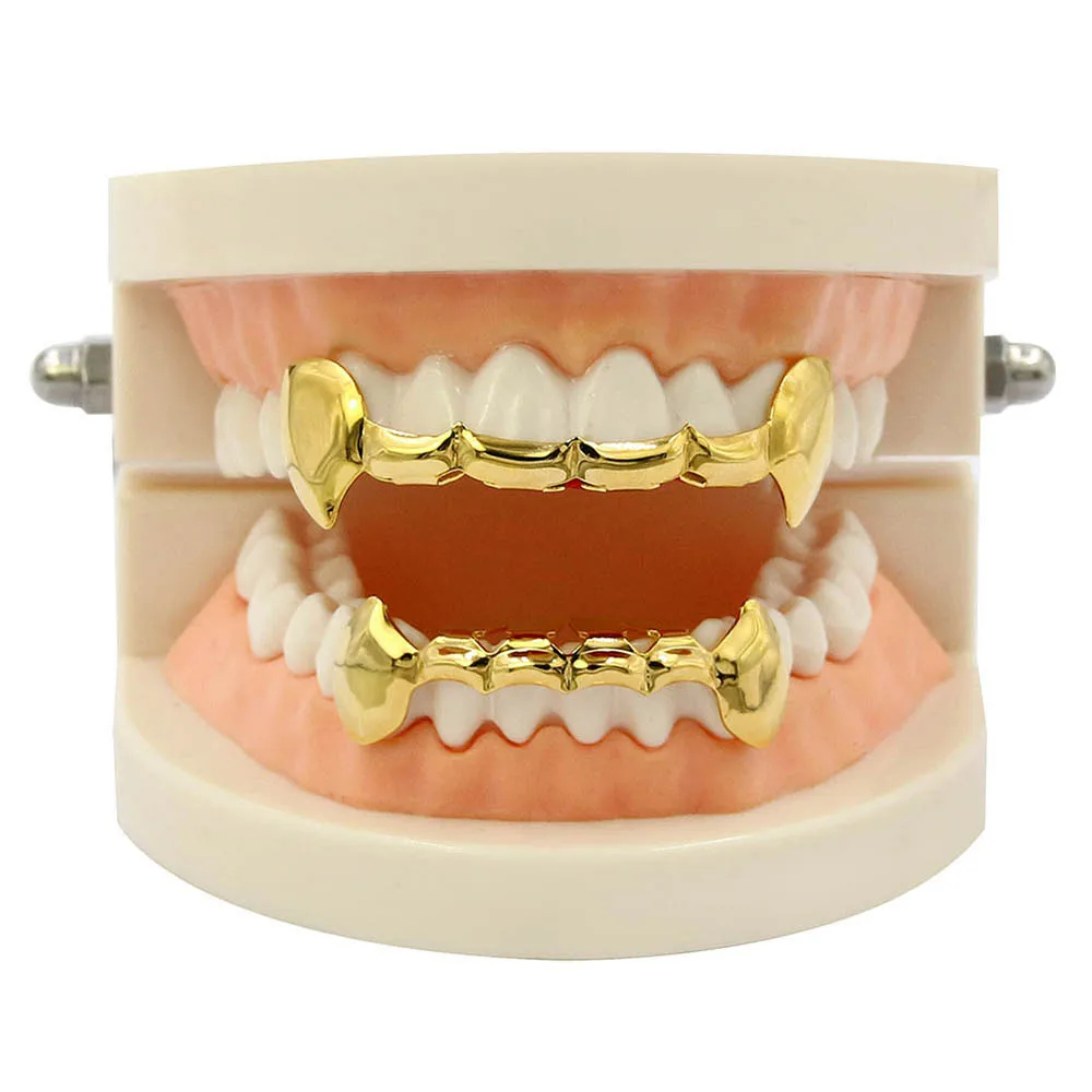 YOUNGX ヒップホップ ヴァンパイアの牙 グリルズ 上下 - Women'S Vampire Accessories のレビューと価格