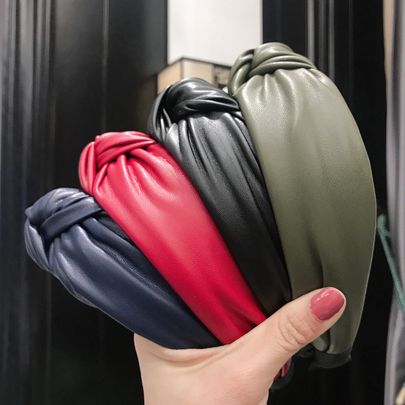 新しいファッションソリッドカラーの髪結び目ヘアバンド女性のた - Women Accessories Sale のレビューと価格