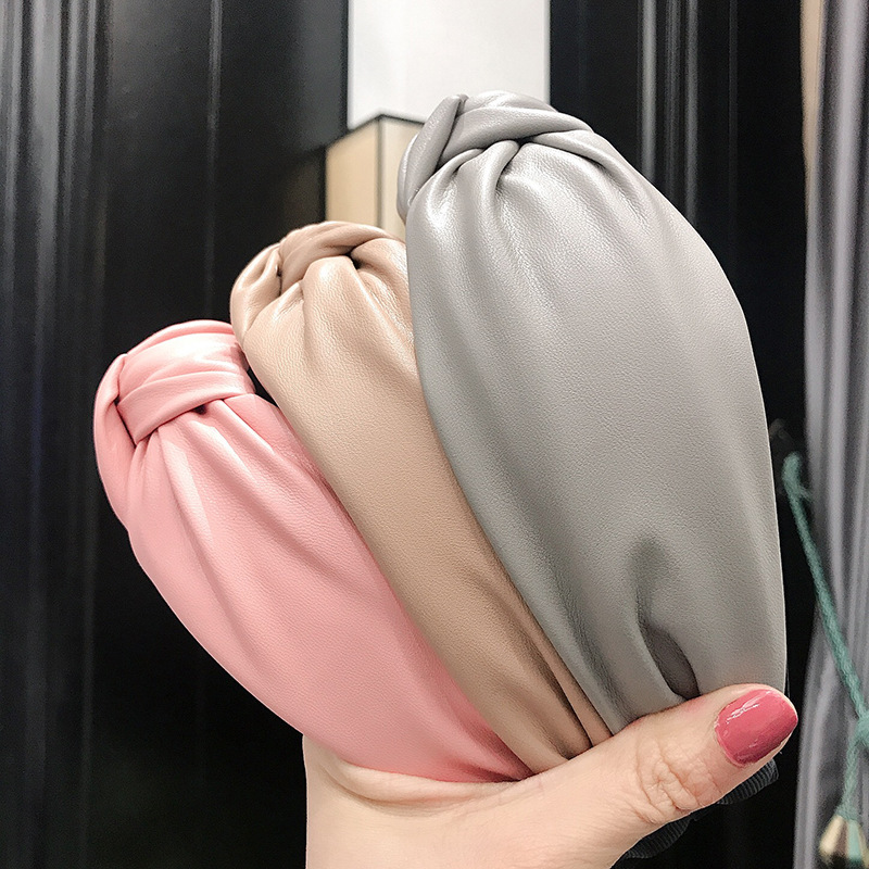 新しいファッションソリッドカラーの髪結び目ヘアバンド女性のた - Women Accessories Sale のレビューと価格